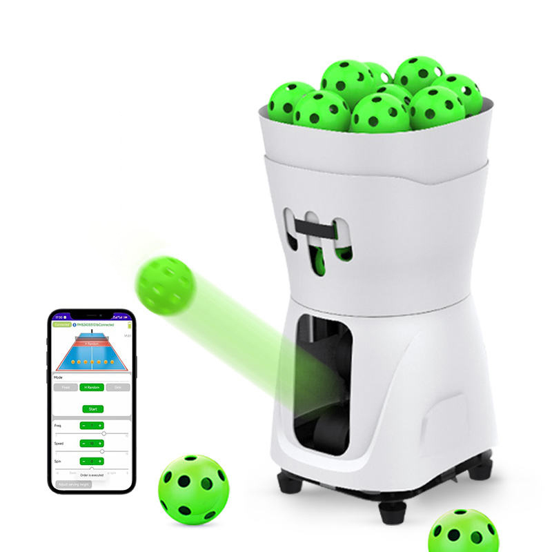 Hot Pt-mini-pro New Arrival Pickleball Machine Feeder Machine 45+ Balls Hopper Durable Lightweight App-Controlled Training Setup
