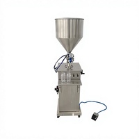 Machine de remplissage verticale pneumatique à valve rotative, distributeur double usage pour pâtes et liquides, semi-automatique, pour miel et cosmétiques, 220V