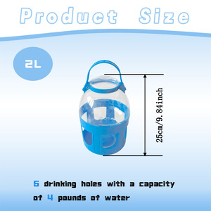 Automatico durevole in plastica per uccelli acqua 2L-10L piccione per colomba bevitore forniture per l'alimentazione degli uccelli da compagnia - Product Image 3