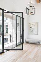 Ventana Horizontal de Acero Hueco Estilo Vintage Estándar Estadounidense con Aislamiento Térmico y Acústico para Uso Exterior