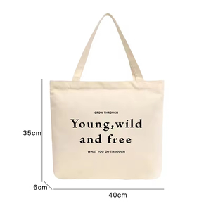 <span class=keywords><strong>Bolsa</strong></span> <span class=keywords><strong>de</strong></span> Lona Personalizada <span class=keywords><strong>de</strong></span> Fábrica <span class=keywords><strong>con</strong></span> <span class=keywords><strong>Cremallera</strong></span> y Asa al Hombro, <span class=keywords><strong>Bolsa</strong></span> Grande <span class=keywords><strong>de</strong></span> Algodón para Compras <span class=keywords><strong>con</strong></span> Logotipo - Product Image 6