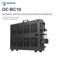 Kit de refroidissement liquide tout-en-un professionnel OCOCOO 360 mm, module de refroidissement par eau personnalisé pour l'informatique industrielle et professionnelle
