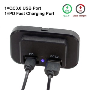 36W kép QC3.0 USB sạc xe hơi Ổ cắm ổ cắm điện 12V 24V xe sạc chuyển đổi bảng điều khiển xe USB Ổ cắm sạc Power <span class=keywords><strong>Adapter</strong></span> - Product Image 3