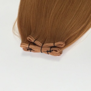 # ต่อผมแท้รัสเซีย 27 เส้น แบบมองไม่เห็นรอยต่อ บางพิเศษ Genius Weft Super Double Drawn น้ำหนัก 100 กรัม สำหรับขายส่งร้านเสริมสวยมืออาชีพ - Product Image 1
