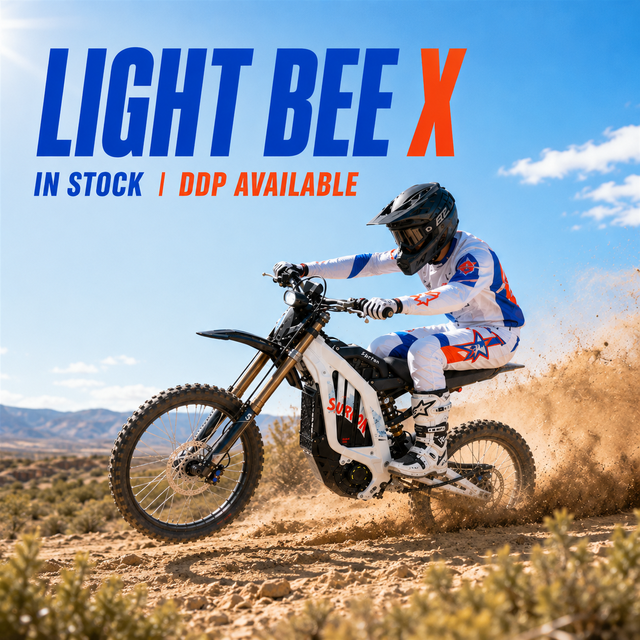 Original Surron Light Bee X Electric Dirt Bike 10kW 72V 35Ah 80km/h 2026 New Version USA UK AU Local Stock Fast Ship DDP E-Moto