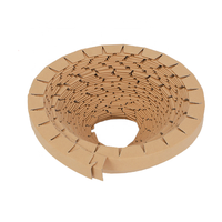 Carton Anti-collision dentelé cerclage palette emballage papier d'emballage Cargo coin bord garde bobine protecteur avec boucle
