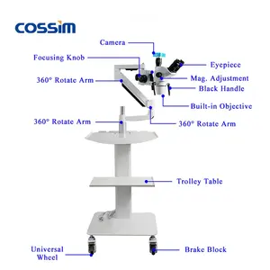 Microscopio dentale portatile economico microscopio dentale Zumax con sorgenti luminose a LED e lunga distanza di lavoro