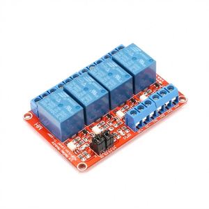 4-channel Electromagnetic Relay Module High and Low Level Triggers PLC Drive Module 5v12v24v Relay Control Board - Product Image 1