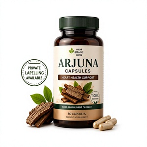 <b>Your</b> Bilang Huss Arjuna Capsules 60 Count Heart Health Support Herbal <b>Supplement</b> Natural Bark Extract Skin Brightening Children - Product Image 1