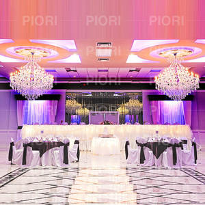 Nhà Máy Tùy Chỉnh Kích Thước Lớn Sang Trọng Tiệc Cưới Hội Trường Khách Sạn Chất Lượng Cao Maria Theresa Pha Lê Sự Kiện Đèn Chùm - Product Image 1