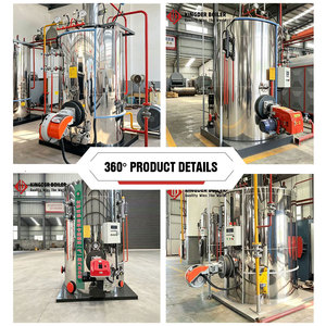 Chaudière à vapeur mini verticale LHS au <span class=keywords><strong>gaz</strong></span> naturel, diesel ou GPL de 300 kg, 200 kg, 150 kg, 100 kg – <span class=keywords><strong>Prix</strong></span> du générateur/chaudière à vapeur verticale - Product Image 3