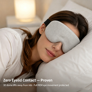 Solution de développement de masques de sommeil ergonomiques 3D |   Masque oculaire Deep Eye Cup Total Blackout |   Fabricant de produits de sommeil OEM ODM - Product Image 6
