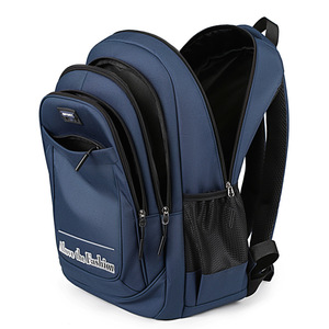 Men's Backpack Lightweight <b>Computer</b> <b>Bag</b> Business Travel College Student Shoulder Straps Solid Color S6355 - Product Image 2