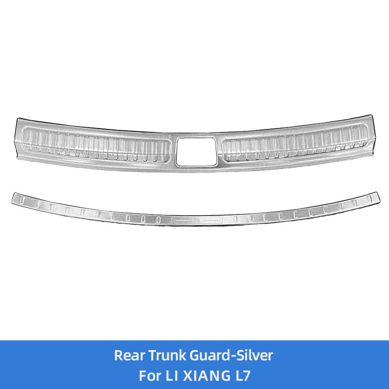 Garde-coffre arrière (Argent)