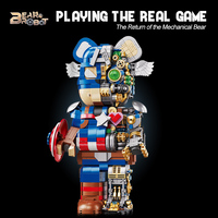 GIVELONG Juego de Construcción de Robots Educativo de 1701 Piezas para Niños de 5 a 7 Años, Piezas Pequeñas de Plástico ABS
