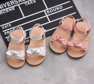 Sandalias de Verano para Niñas con Lazo y Logotipo Personalizado, Estilo Dulce, Zapatos para Niños, Sandalias Infantiles - Product Image 2