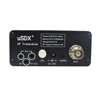 USDR USDX+ Plus V2 10/15/17/20/30/40/60/80m 8 Bandes SDR Tout Mode HF SSB QRP Émetteur-Récepteur + Batterie 4000mAh