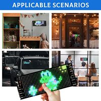 Panneau de destination LED de bus intelligent panneau d'image personnalisé écran LED portable pour voiture