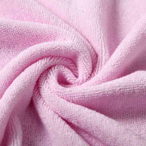 Tùy Chỉnh Bán Buôn Siêu Mềm 100% Bông Không Xoắn Sợi Thấm Da Thân Thiện Terry Khăn Vải Cho Bé Khăn Áo Choàng Tắm - Product Image 4