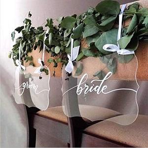 Letrero Colgante Transparente de Acrílico Personalizado, Modelo 31746, para Fiestas Familiares, Tiendas Minoristas, Amantes de la Caligrafía - Product Image 3