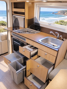 All Aluminum Cabinet Honeycomb Zero Formaldehyde Fireproof Space Saving Custom Camper <b>Van</b> Interior - Product Image 1