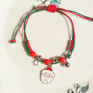 Châu Âu Hoa Kỳ Các Nhà Sản Xuất Cung Cấp Dễ Thương Hot Giáng Sinh Dệt Vòng Đeo Tay Quyến Rũ Cross-Biên Giới Quà Tặng Ý Tưởng Chủ Yếu Làm Hợp Kim - Product Image 6