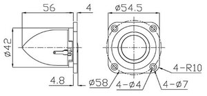 Loa Hi-Fi TN25 Loa Tweeter 1 Vòm Mềm Màng Vòm Lụa 25Mm 15W Trong Hệ Thống Rạp Hát Tại Nhà - Product Image 5