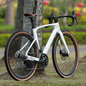 Vélo de gravier en fibre de carbone 24 vitesses, jantes 38 mm, pneus 700*40C, vélo de course professionnel Gravel V3 (édition RS-24), haute teneur en carbone - Product Image 2