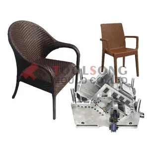 Изготовленный на заказ Китайский бытовой пресс-формы тканый офисный стул инструмент производитель пластиковые формы для инъекций поставщик Инжекционный стул из смолы