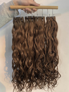 Nouvelle Tendance 2026 : Extensions de Cheveux Humains à Double Trame Invisible Injectée, Effet Papillon, avec Trous <span class=keywords><strong>XO</strong></span>, Trame Jumelle Sans Couture - Product Image 3