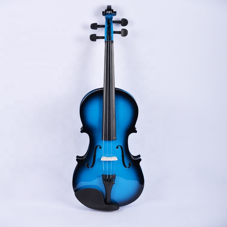 Gute Qualität Violine Fabrik Größe 1/4 1/2 4/4 3/4 Chinesische elektrische Violine mit Geigen koffer