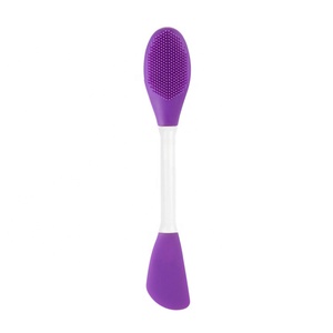<span class=keywords><strong>Pennello</strong></span> Doppio Angolato in Silicone <span class=keywords><strong>per</strong></span> Blush e Maschera Viso, con Setole Sintetiche <span class=keywords><strong>per</strong></span> Esfoliazione, Applicazione <span class=keywords><strong>Fondotinta</strong></span> e Rasatura sulle Guance - Product Image 4