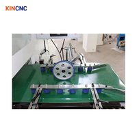 Machine de pulvérisation de peinture UV NC automatique pour le travail du bois, les portes en bois massif, les meubles, le MDF, KINCNC