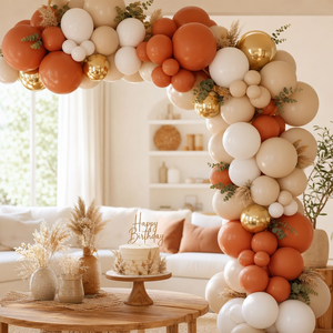 <span class=keywords><strong>Palloncini</strong></span> in Lattice Naturale Ecologici Rinforzati 10 Pollici 100 Pezzi Colorati Gonfiabili per Feste di Compleanno - Product Image 3