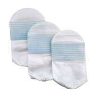 Gant de lavage avec bande élastique extra longue, couture ultrasonique, imperméable, crée une mousse avec de l'eau, pour les soins des personnes alitées et des personnes âgées