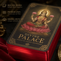 Cartes à collectionner personnalisables DIVINE PALACE en carton épais avec finition vernie pour usage familial, écologiques et durables