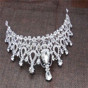 Couronnes <span class=keywords><strong>de</strong></span> spectacle rondes avec strass, produit <span class=keywords><strong>de</strong></span> haute qualité, vente en gros d'usine - Product Image 4
