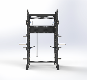 Máquina Smith Multifuncional Comercial para <span class=keywords><strong>Gimnasio</strong></span> y Uso Doméstico, Equipo de Entrenamiento Todo en Uno con Jaula de Potencia Integrada y Pila de Pesas - Product Image 4