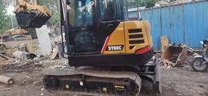 Excelente Excavadora Sany60 Usada, Modelo 2022, Maquinaria Pesada para Construcción con Motor, Bomba de Engranajes, Pocas Horas de Uso, en Venta - Product Image 2