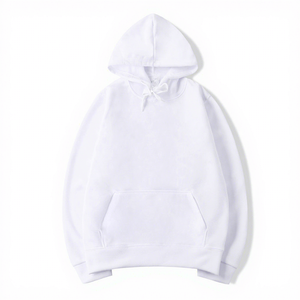 Sweat-shirt à capuche noir pour homme, coupe classique, en coton French Terry, avec poche avant, logo imprimé, vêtement décontracté pour l'automne 2027 - Product Image 3
