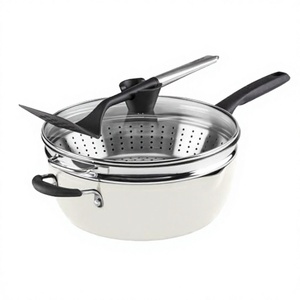 Juego de utensilios de cocina Cuisinart Preferred Pan de 4 piezas-Crme De <span class=keywords><strong>La</strong></span> <span class=keywords><strong>Creme</strong></span> (4.5 Qt.) Sartén Multiusos con Tapa y Espátula Ranurada de Silicona - Product Image 2