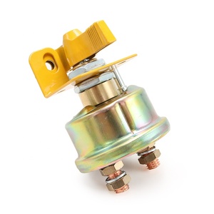 12V-48V 300A pin chuyển <span class=keywords><strong>disconnector</strong></span> khẩn cấp cắt điện isolator cho xe ô tô xe tải thuyền rvs cắm trại pickups-chuyển đổi màu vàng - Product Image 1