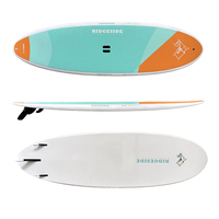 Planche de surf longue Ridgeside 10 pieds Classic Three Fins ASA thermoformée, durable, en fibre de verre et EPS