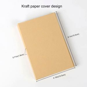 Ensemble de blocs-notes multifonctionnels en papier kraft, notes épaisses pour l'apprentissage, le bureau, l'école, essentiel pour la prise de notes - Product Image 3