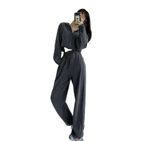 Streetwear Jogger Mode Jogginghosen 2024 New Bottoms Y2K Hosen für Damen hohe Taille lässige gerade Hosen