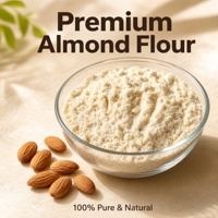 Private Label OEM Großhandel Lebensmittelqualität Veganes Nicht-GVO Smoothie Protein Shake Joghurt Topping Lieferanten Mandelpulver