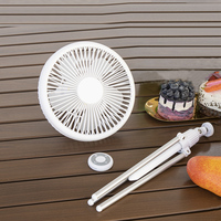 Lampe de Camping légère et grand ventilateur oscillant Flexible et Portable, trépied Rechargeable, ventilateur de Camping avec télécommande