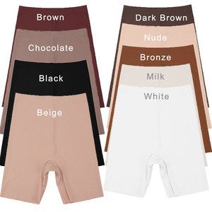 Women Seamless Underwear Oem Fashion Under Dress <strong>Anti</strong> Chafing Bodyshorts Solid Color Ultra Soft Safety Panties - Product Image 2