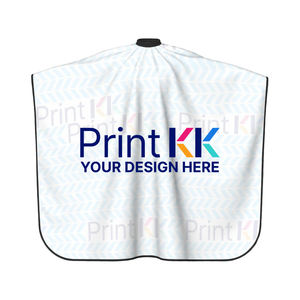 Cape de coiffure personnalisée en polyester pour adultes, usage en salon de coiffure - Product Image 5