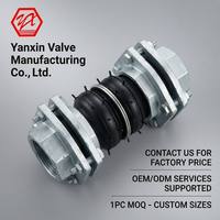 Compensateur de tension flexible à vis fileté en caoutchouc de type union pour connecteur de fabricant